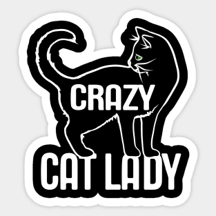 Crazy Cat Lady Sticker